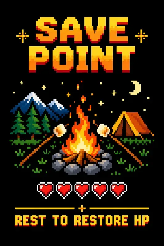 Retro 8 Bit Pixel Art Typography