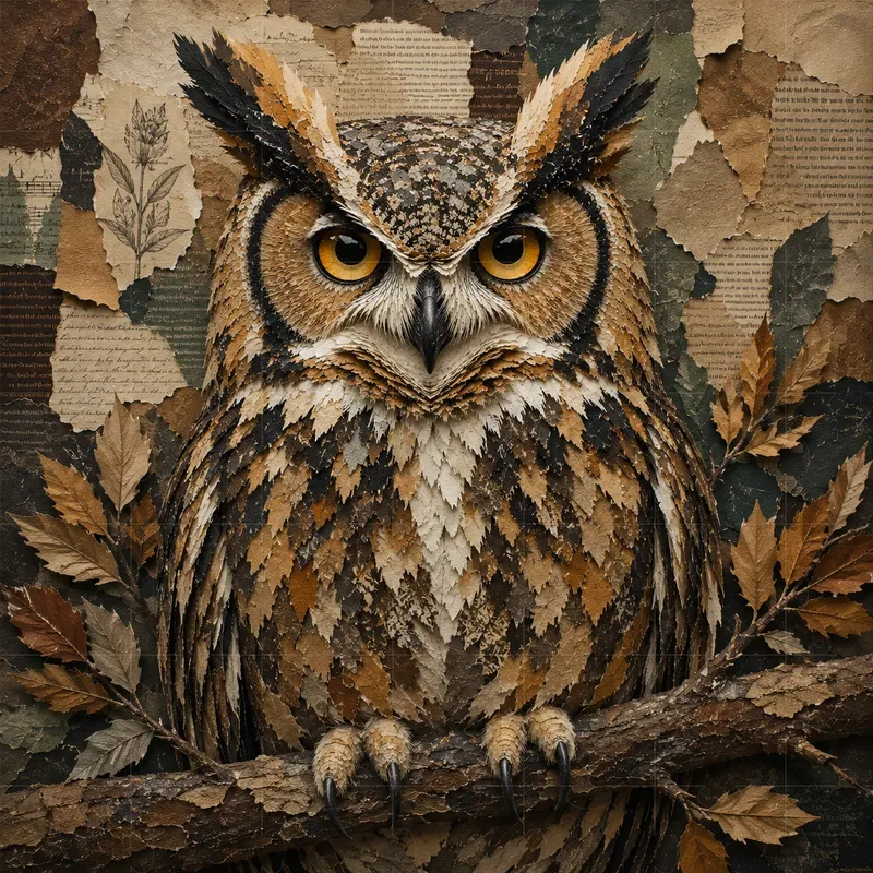 Torn Paper Collage Generator