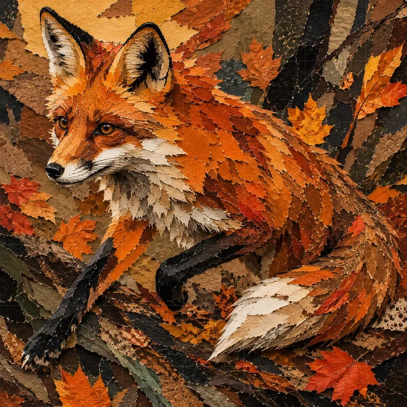 Torn Paper Collage Generator