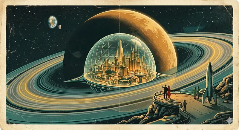 Retro Scifi Travel Posters