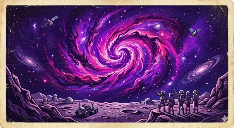 Retro Scifi Travel Posters