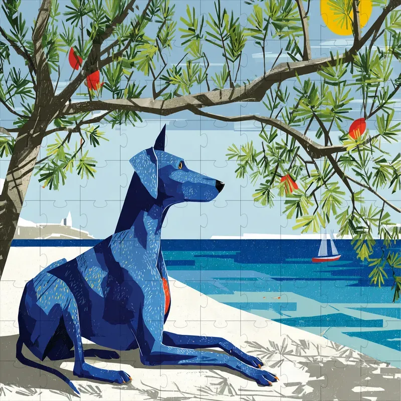 Editorial Coastal Folk Prints Painterly