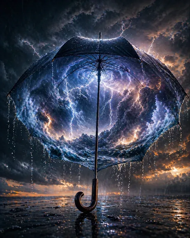 Worlds That Unfold From Rain