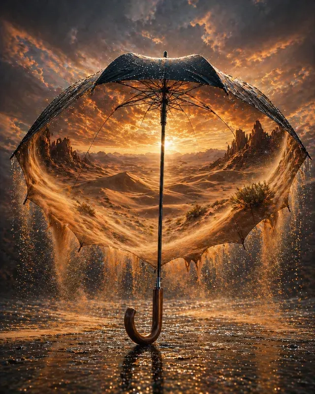 Worlds That Unfold From Rain