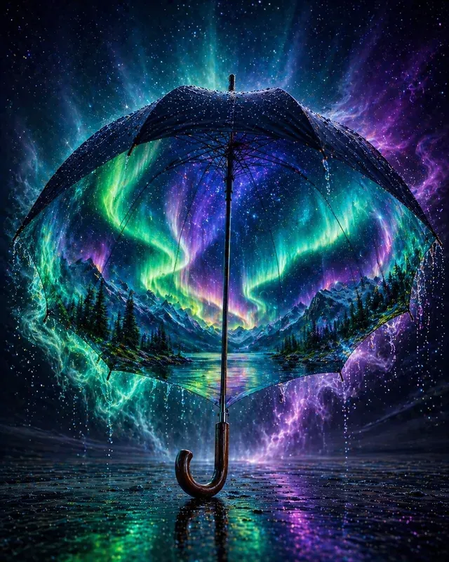 Worlds That Unfold From Rain