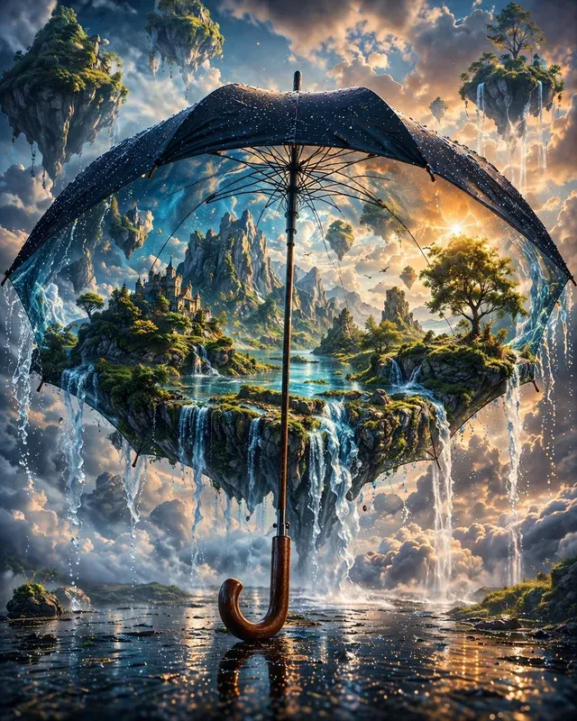 Worlds That Unfold From Rain