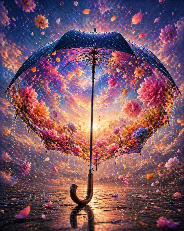 Worlds That Unfold From Rain