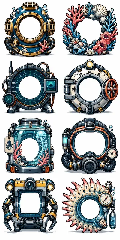 Hollow Center Object Cliparts