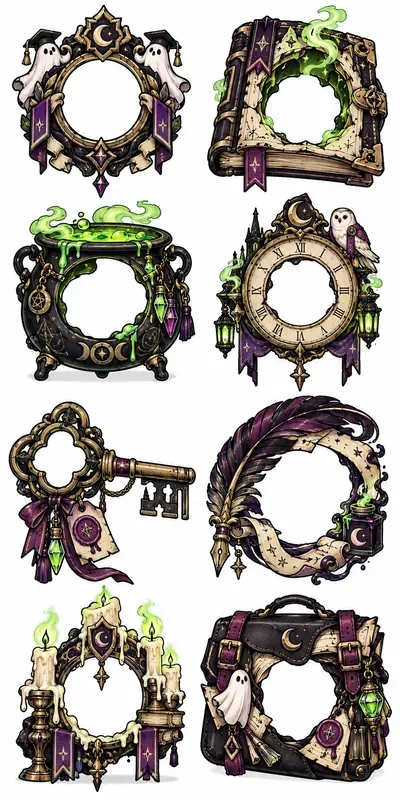 Hollow Center Object Cliparts