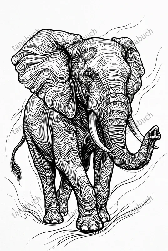 Inkwave Line Art