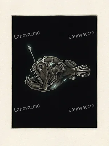 Mezzotint Abyssal Specimen Prints
