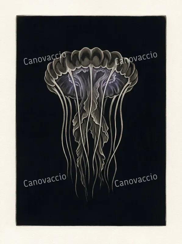 Mezzotint Abyssal Specimen Prints