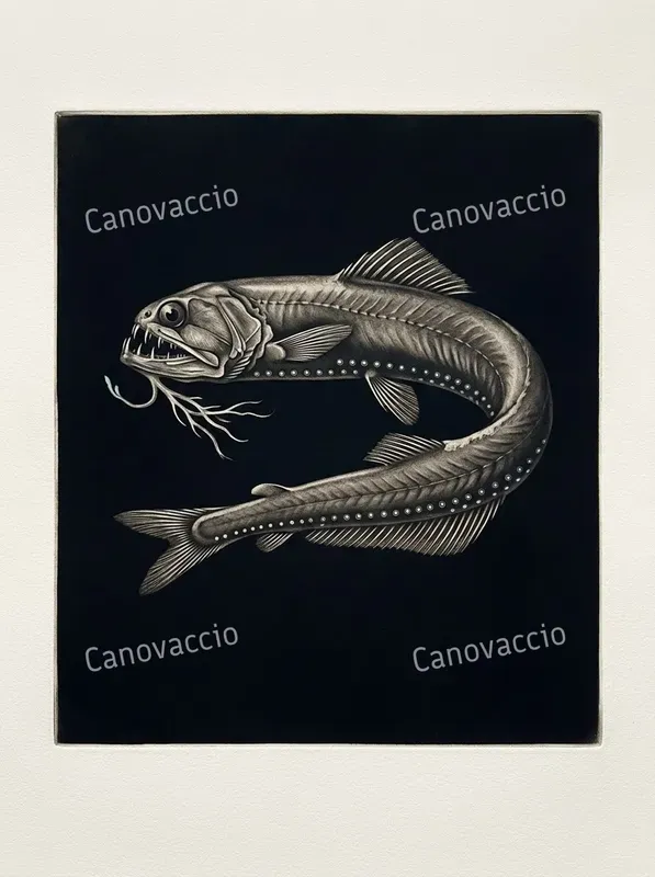 Mezzotint Abyssal Specimen Prints