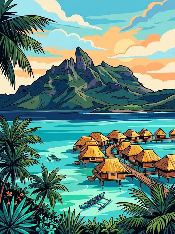 Bold Graphic Urban Travel Posters