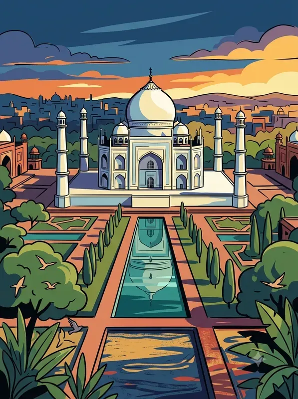 Bold Graphic Urban Travel Posters