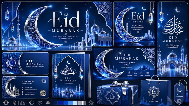 Eid Mubarak Branding Kit Generator