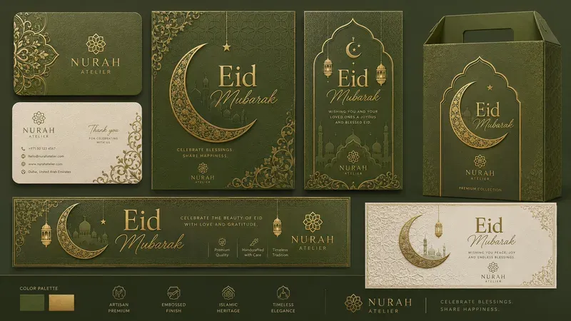 Eid Mubarak Branding Kit Generator