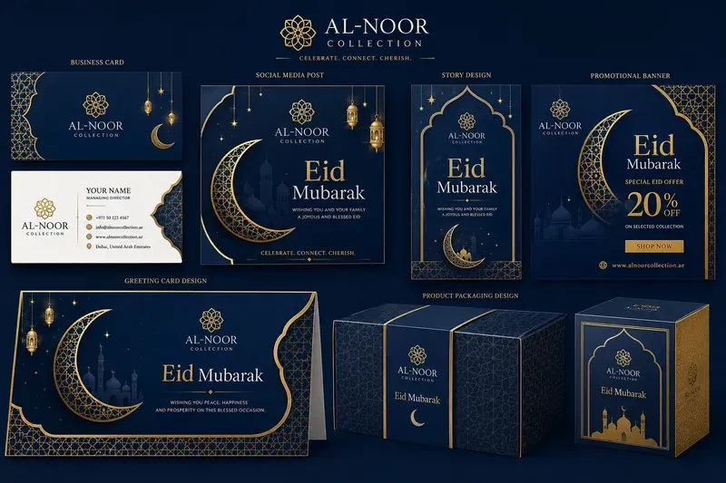 Eid Mubarak Branding Kit Generator
