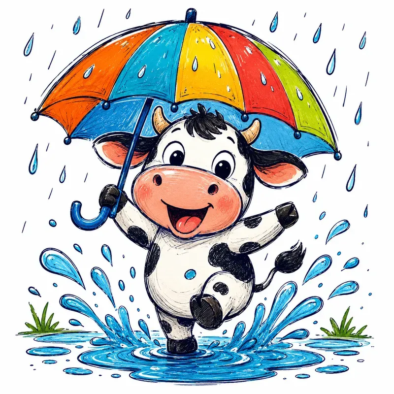 Rainy Day Animal Doodles