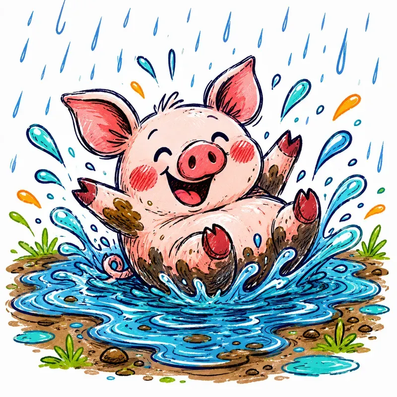 Rainy Day Animal Doodles