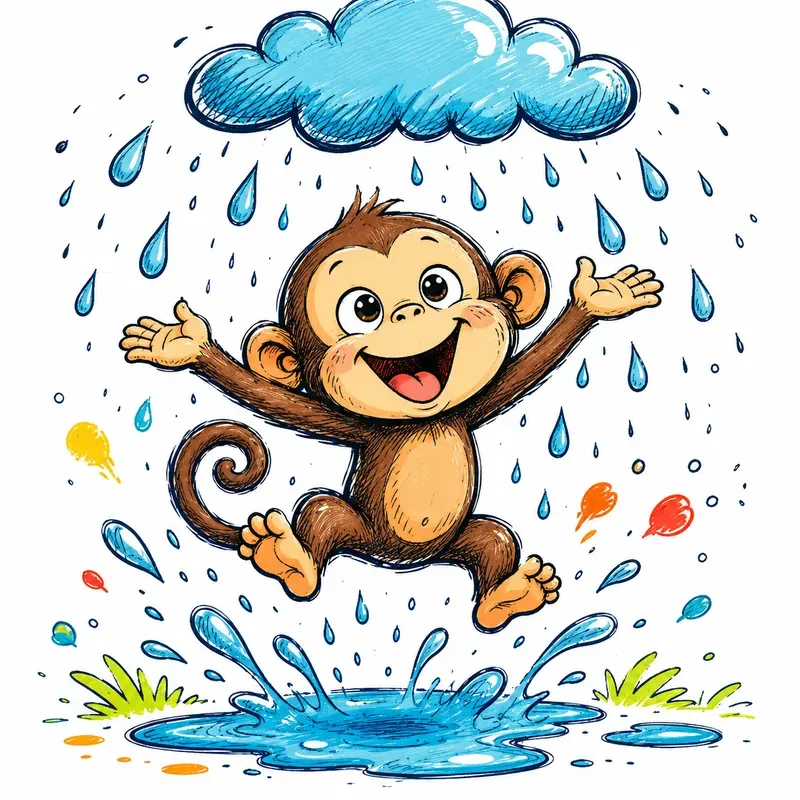 Rainy Day Animal Doodles