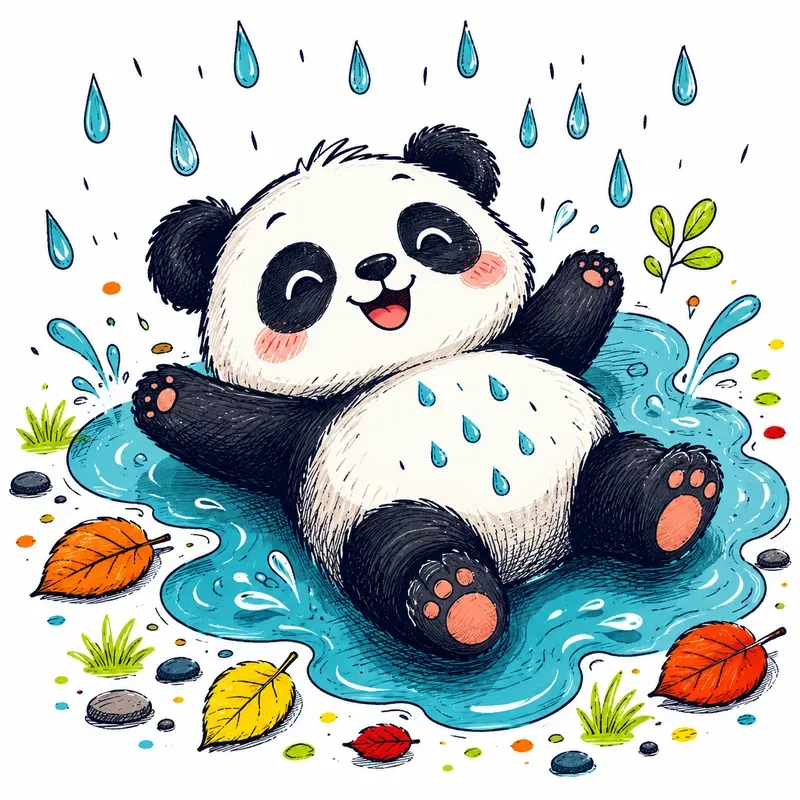 Rainy Day Animal Doodles