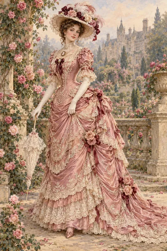 Victorian Fashion Illustration Generator