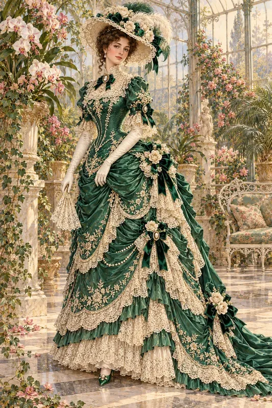 Victorian Fashion Illustration Generator