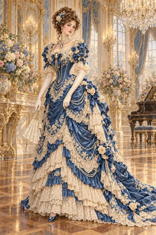 Victorian Fashion Illustration Generator