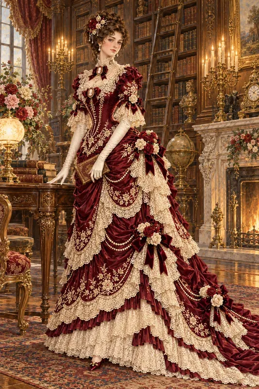 Victorian Fashion Illustration Generator