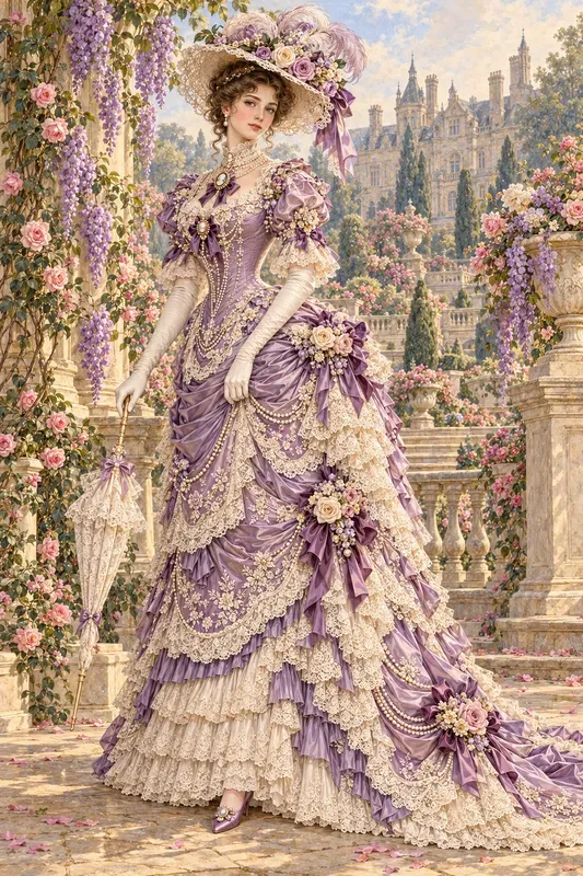 Victorian Fashion Illustration Generator