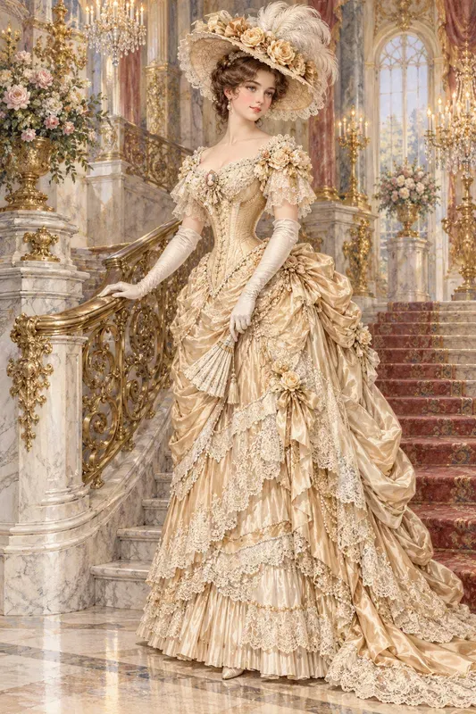 Victorian Fashion Illustration Generator