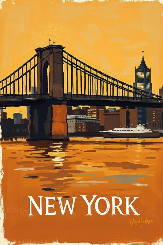 Art Oil Painting Travel Posters