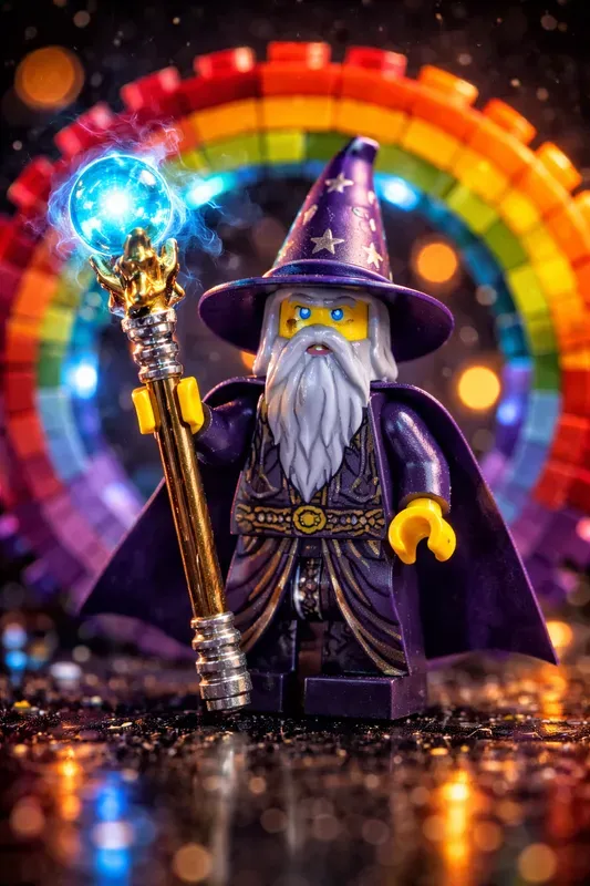 Neon Lego Tunnel Portraits