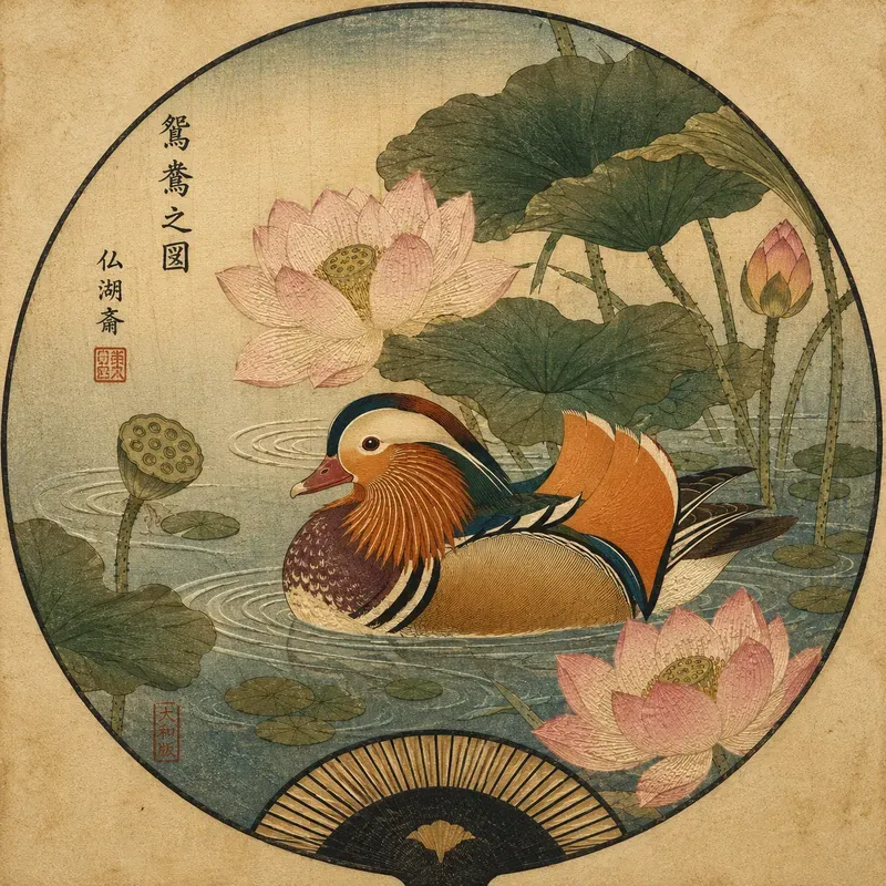 Vintage Japanese Bird Flower Prints
