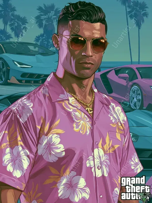 Sports Star Gta V Character Art