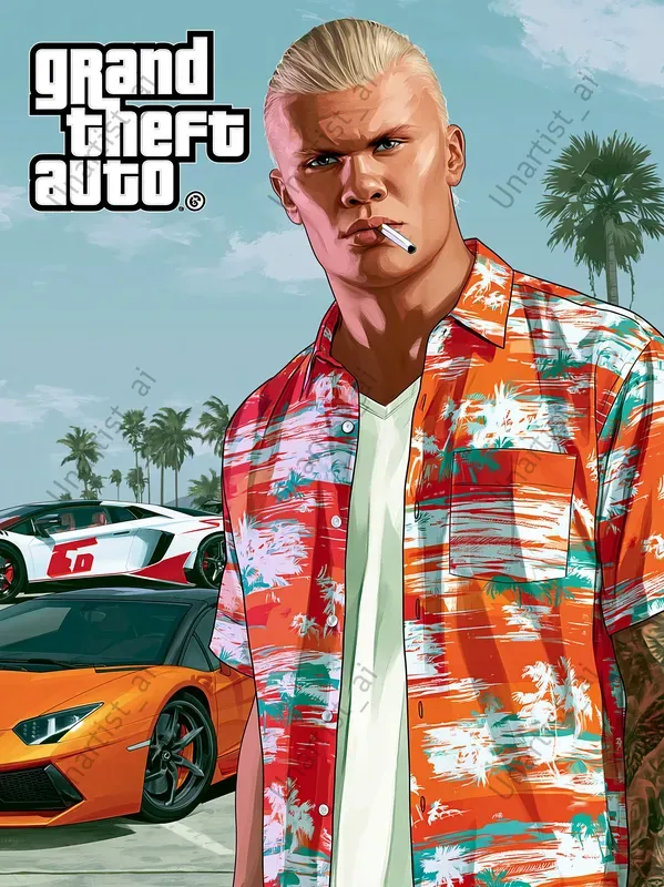 Sports Star Gta V Character Art