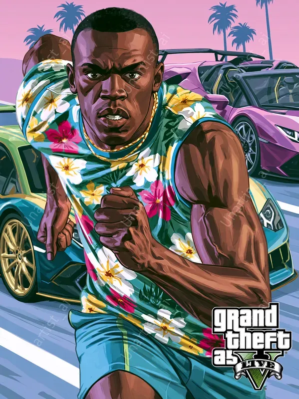 Sports Star Gta V Character Art