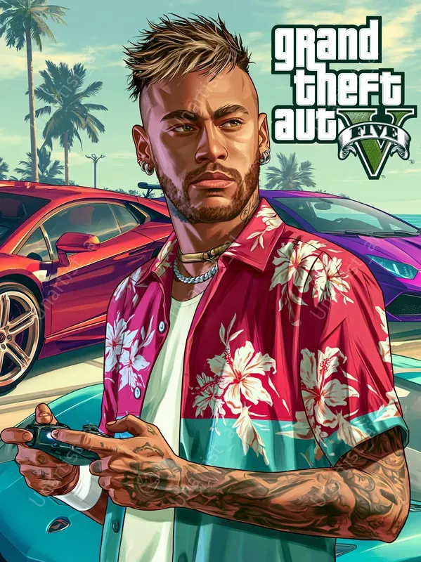 Sports Star Gta V Character Art