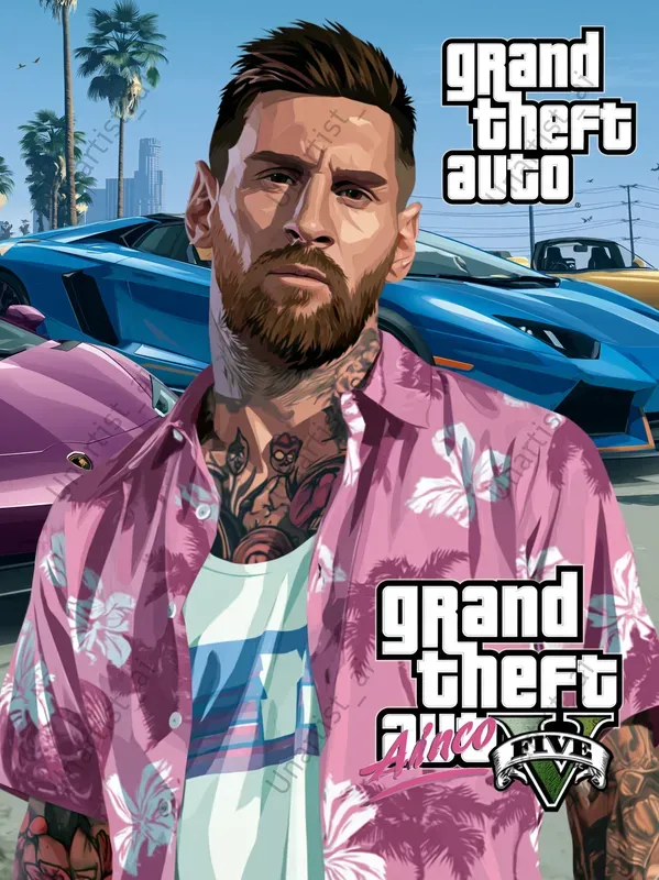 Sports Star Gta V Character Art