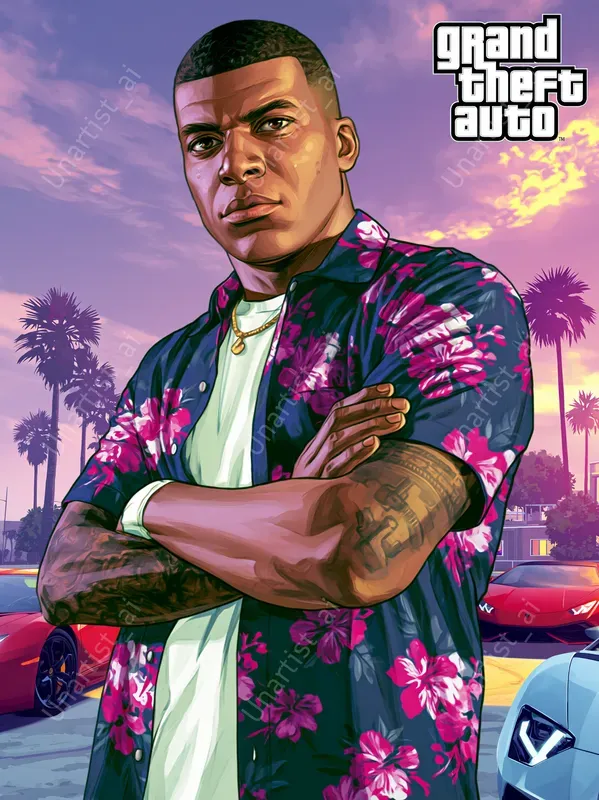 Sports Star Gta V Character Art