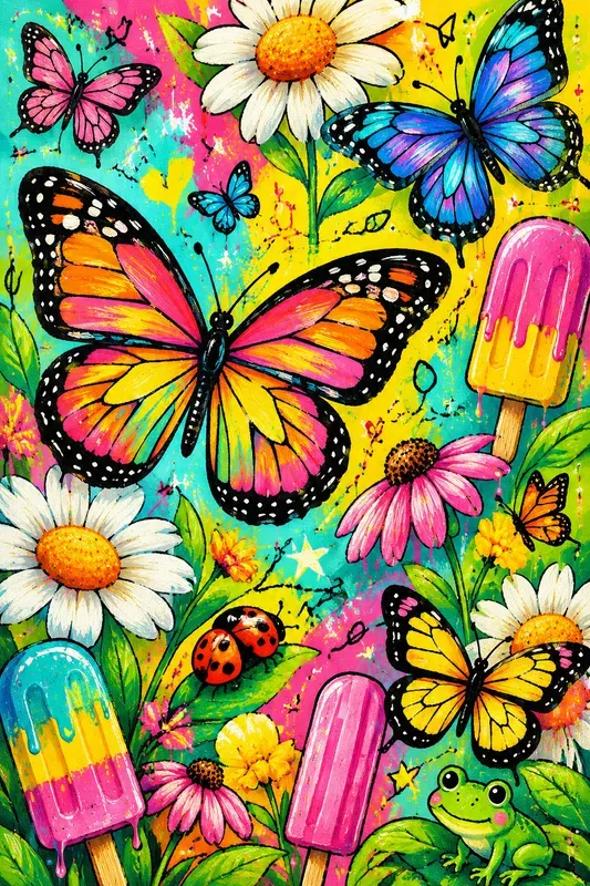 Whimsical Handpainted Joys