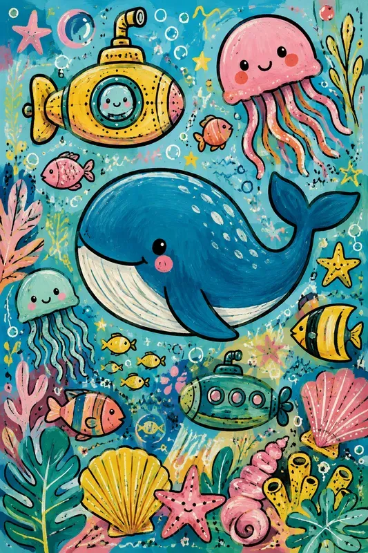 Whimsical Handpainted Joys
