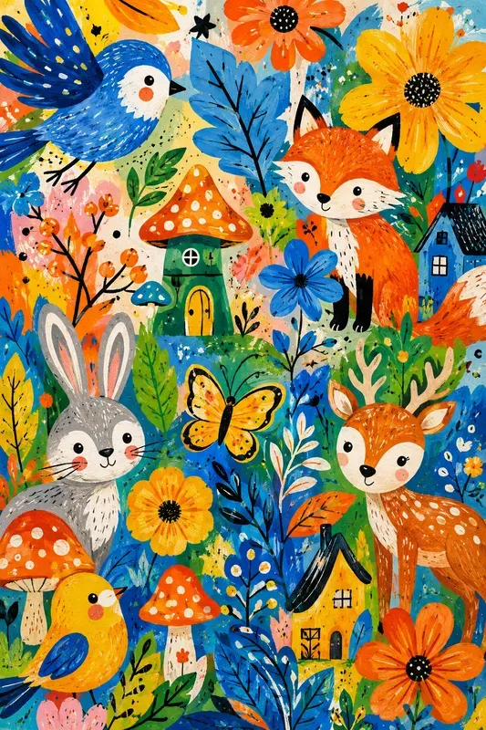 Whimsical Handpainted Joys