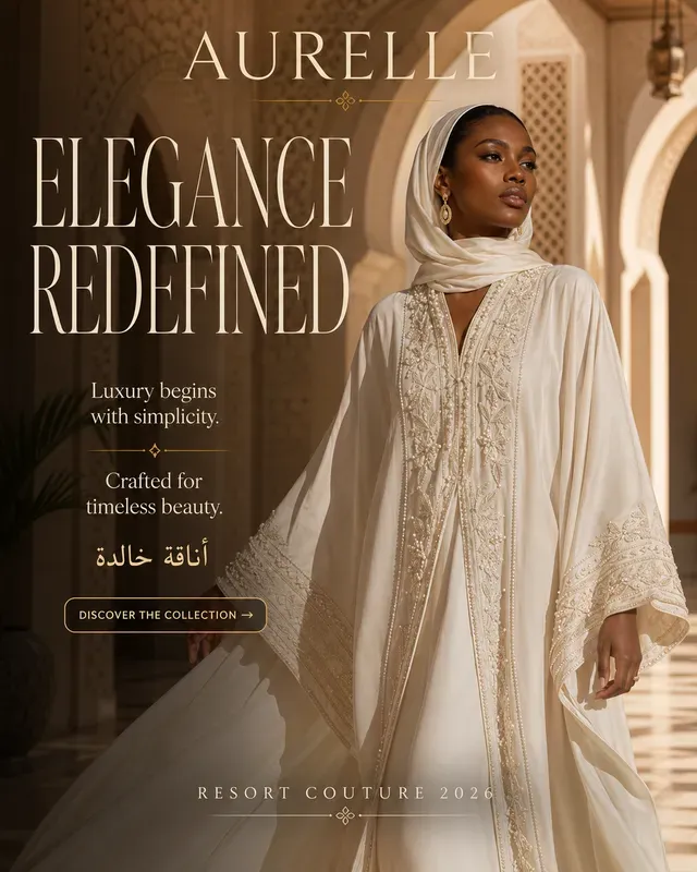 Luxury Hijab Editorial Advertisement Gens