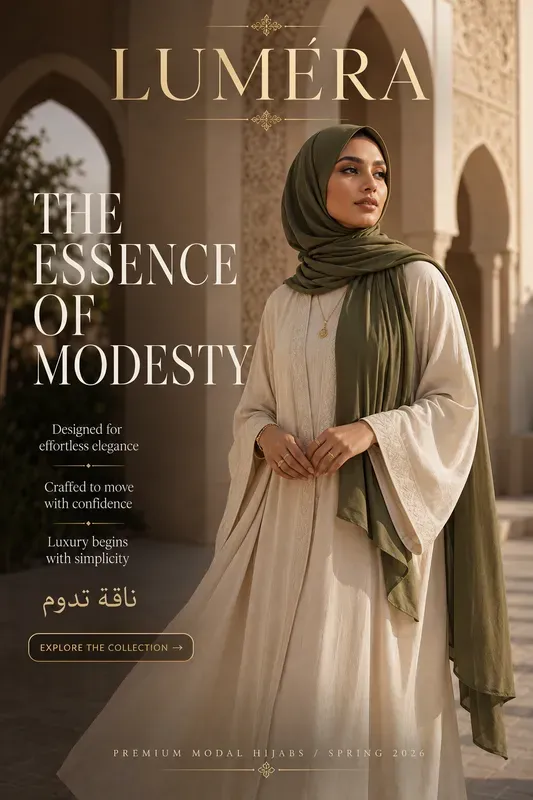 Luxury Hijab Editorial Advertisement Gens