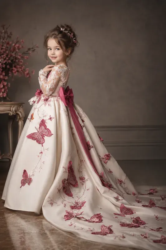 Luxury Couture Toddler Dresses Generator
