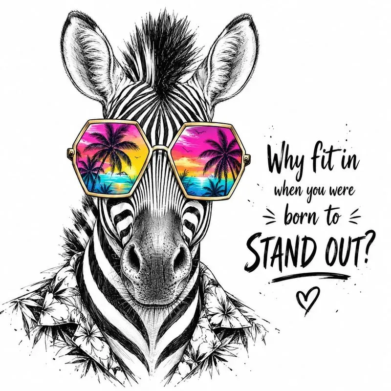 Rainbow Giraffe Vibes