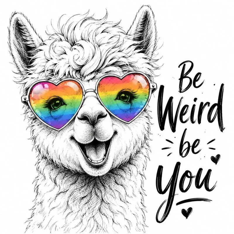 Rainbow Giraffe Vibes