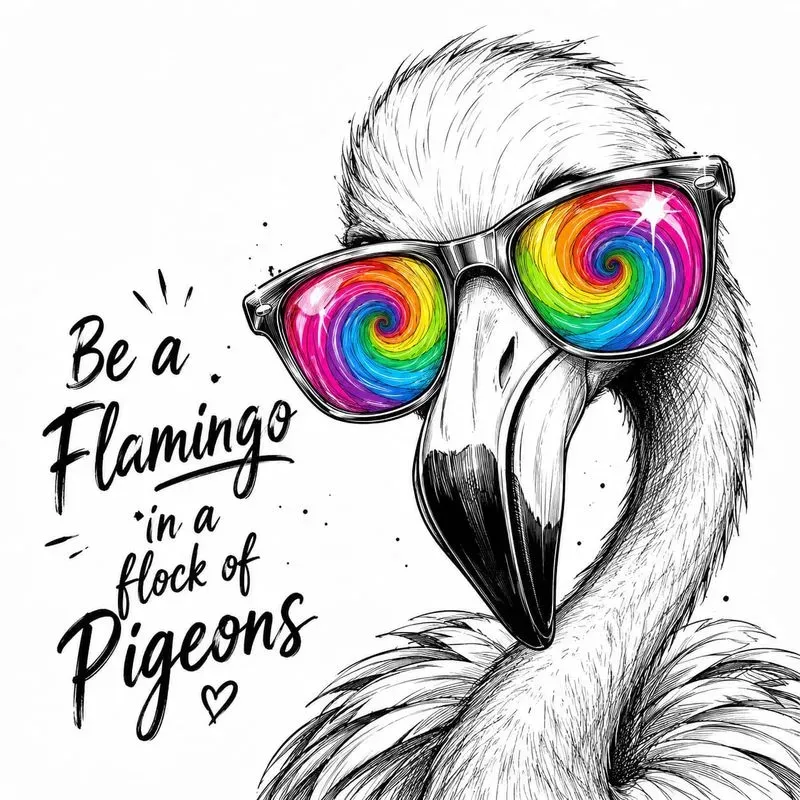 Rainbow Giraffe Vibes